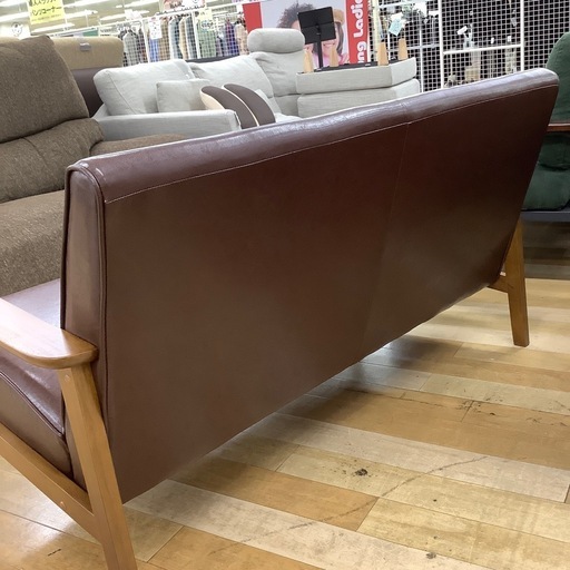 【トレファク ラパーク岸和田店】2人掛けバイキャストPUソファー　入荷しました。