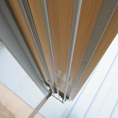 会議用テーブル　チーク　1800ｘ450ｘ705　スタックテーブル　の画像