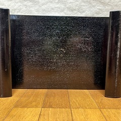 唐木　巻足花台　小花台　飾台　香炉 盆栽 置物台　茶道具 ふじ印　ビンテージの画像