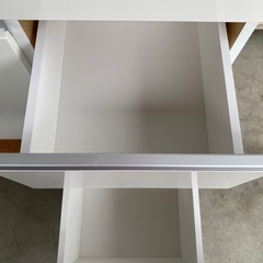 キッチンカウンター ホワイトの画像