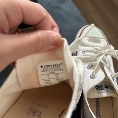 コンバースしろ白の画像