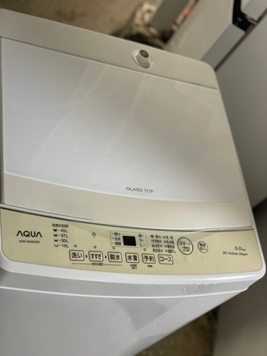 送料・設置込み可?表示価格より10%OFF?洗濯機　5kg AQUA 2024年【分解クリーニング済み】