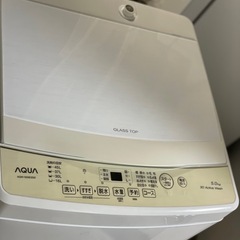 送料・設置込み可🉐表示価格より10%OFF🉐洗濯機　5kg AQUA 2024年【分解クリーニング済み】の画像