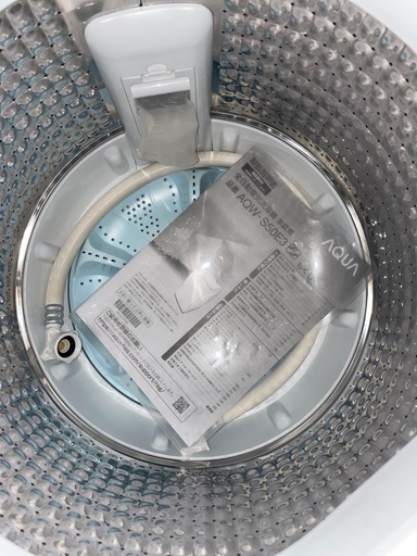 送料・設置込み可?表示価格より10%OFF?洗濯機　5kg AQUA 2024年【分解クリーニング済み】