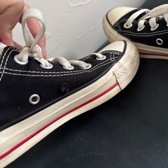 コンバースくろ黒の画像