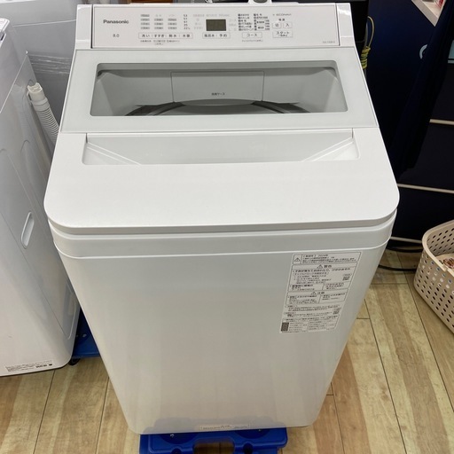 Panasonic 8.0kg全自動洗濯機【リサイクルフカツ岡崎倉庫店】260302SM-5