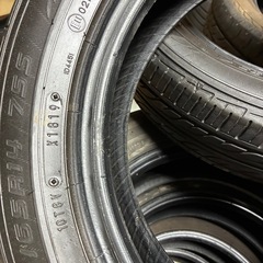 中古タイヤ‼️155-65-14‼️２本‼️の画像
