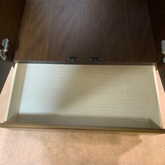 木製衣類ハンガー収納タンス　の画像