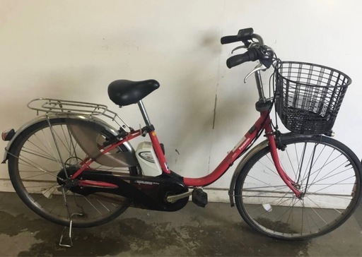 A-134△ 岐阜発/ パナソニック/ 電動アシスト自転車/ 26インチ/ 3段変速/ バッテリー6.6Ah/ 充電器なし/ 走行確認/ 現状品/R6.11/14 /s1.6 △ △ v 岐阜発/パナソニック/電動アシスト自転車/26インチ/3段変速