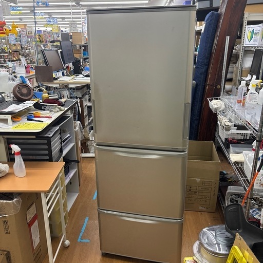 ☆ドリーム荒牧店☆ジモティー割引有☆【クリーニング済み】SHARP/3ドア冷蔵庫/SJ-W352D-N/350L/2018年製