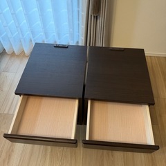 ナイトテーブル 2個セットの画像