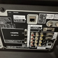 Panasonic プラズマテレビ　42型　リモコン付き　6TH-42PX80の画像