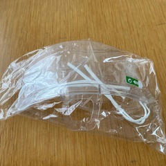 プラスチッククリアマスク 9個入り 新品未使用 おまけ付きの画像