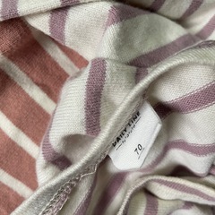 70cm バースデイ futafuta フタフタ ボーダーの画像