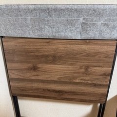 ニトリ ポケット付き折りたたみデスクの画像