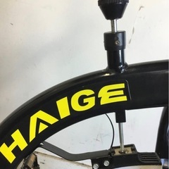 （S）岐阜発　HAIGE/ハイガー/EXERCISE BIKE/スピンバイク/エクササイズ/動作確認/リアのキャップ1つ欠品/現状品　　R6 11/12 0.6の画像