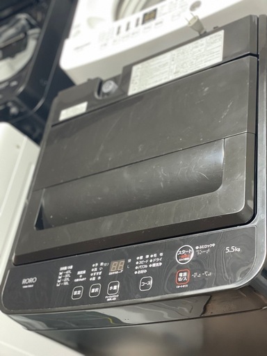 送料・設置込み可?表示価格より10%OFF?洗濯機　5.5kg ヤマダ電機　2025年【分解クリーニング済み】