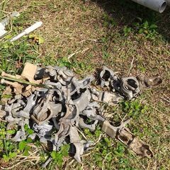 中古　単管パイプ不揃いの画像