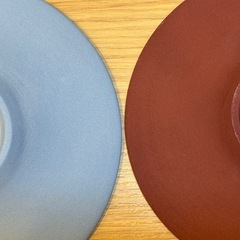 A8104【ウェッジウッド】ジャスパー 2003年限定 ペールブルー クリムゾン カップ＆ソーサー ペアの画像