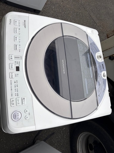 SHARP洗濯機.2023年製。8kg。