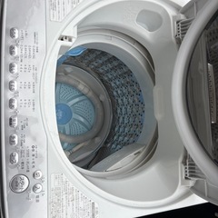 TOSHIBA.洗濯機、2020年製7kgの画像