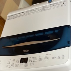 送料・設置込み可🉐表示価格より10%OFF🉐洗濯機　5.5kg Haier 2024年【分解クリーニング済み】の画像