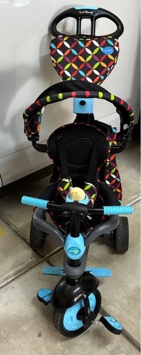 ３点まとめて（ベビーカー、三輪車、バランスバイク）