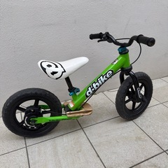 d-bike キックバイク　黄緑の画像