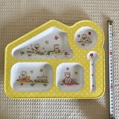 Cath Kidstonキャスキッドソンお子様ランチ　メラミンプレート　猫＆犬柄の画像