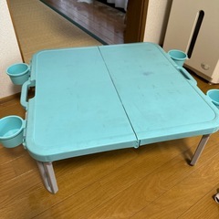 折りたたみテーブル　アウトドアの画像