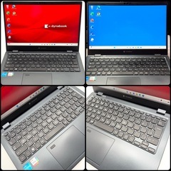 ⭐️Windows11⭐️Office2024⭐️東芝ノートパソコン dynabook G83KW 第12世代i5搭載 16GB 快速SSD256 指紋＆顔認証 875g 2023年製の画像