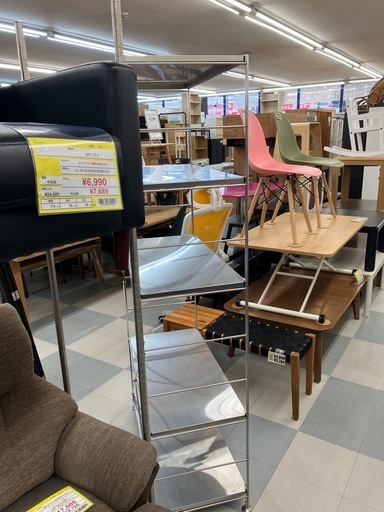 ✨大人気シリーズ✨定価34,900円✨MUJI/無印良品/良品計画✨ステンレスユニットラック✨フリーラック✨メタルラック✨
