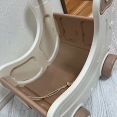淡色で可愛い♡　手押し車　ベビー　おもちゃ収納の画像