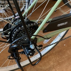 未使用 未登録 自転車 マイルド 26インチ 6段変速 カーキの画像