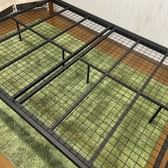 【リユース☆エコちょっぷ】ニトリ　ダブルベッド　フレームの画像