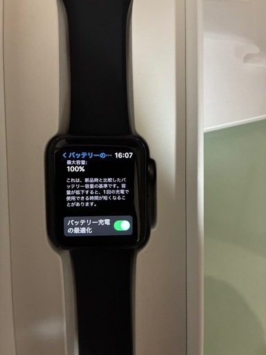 アップルウォッチシリーズ3 GPSモデル（42mm）