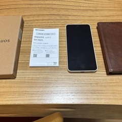 SHARP シャープ AQUOS wish3 ホワイト本体 SIMフリーの画像