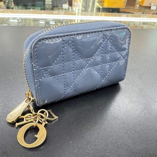 ☆ドリーム荒牧店☆Dior ディオール キーリング付きケース ブルー