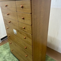 カントリー調　キャビネット　タンス　収納の画像