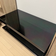 テレビ台　ガラス
テーブルの画像