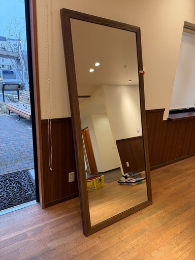 特大　鏡　アンティーク