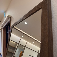 特大　鏡　アンティークの画像