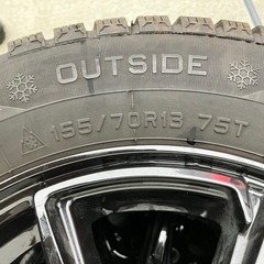 ミライース　スタッドレスタイヤの画像