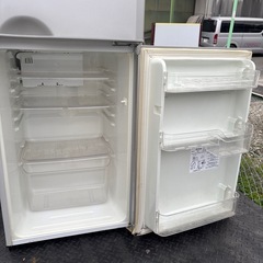 MITSUBISHI/三菱 2ドア 冷蔵庫 シルバー 動作確認済みの画像