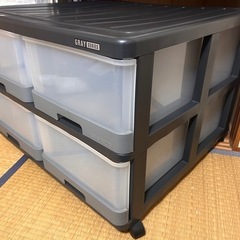 収納ケース　キャスター　幅75の画像