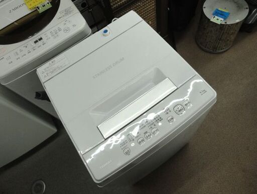 西岡店 洗濯機 4.5kg 2021年製 東芝 AW-45M9 ホワイト TOSHIBA 単身 1人暮らし