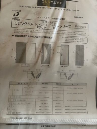 3/24まで　新品　大建工業（DAIKEN）ダイケンリビングドア RIIIシリーズ