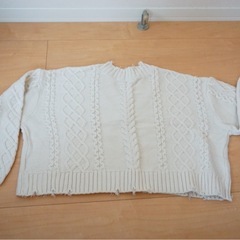 INGNI ホワイト ニット 新品の画像