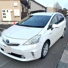 トヨタ　プリウスα ハーフレザー　Sツーリングセレクションの画像