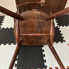 柏木工　ダイニングチェア　アームチェア　椅子　アンティークの画像